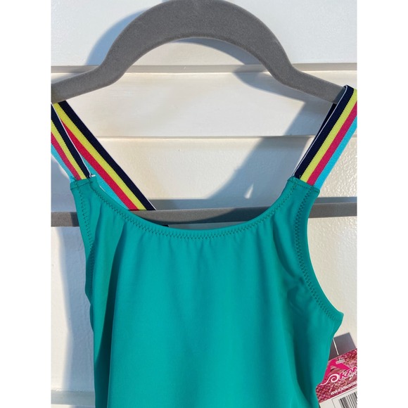 Kanu Surf Girls' Maggie UPF 50+ Sporty One Piece Swimsuit - Size 14 *k328 - Picture 7 of 12